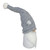 28" White and Gray Gnome With a High Pile Fleece Snowflake Bendable Winter Hat - IMAGE 2