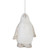 4" White Glitter Standing Penguin Christmas Hanging Ornament - IMAGE 2
