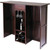 Expandable Wooden Wine Bar - 50" - Walnut Finish - IMAGE 1