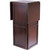 Expandable Wooden Wine Bar - 50" - Walnut Finish - IMAGE 5