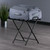 Metal Foldable Luggage Rack - 22.5" - Gray - IMAGE 1