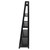5-Tier A-Frame Wooden Shelf - Black - 58"