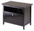 25" Dark Espresso Elegant Zara Rectangular TV Stand - IMAGE 2