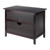 TV Stand with Open Shelf and Cabinet - 25" - Black - IMAGE 4