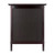 TV Stand with Open Shelf and Cabinet - 25" - Black - IMAGE 5
