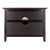 TV Stand with Open Shelf and Cabinet - 25" - Black - IMAGE 6