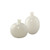 Handblown Glass Vases - 10" - White - Set of 2 - IMAGE 2