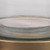 14" Clear Antique Brass Glass Hurricane