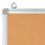17.75” Natural Personal Size Cork Board with Aluminum Frame - IMAGE 4