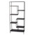 80” Black Iron Element Etagere Shelves - IMAGE 1