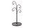16" Brown Four Arm Modern Wrought Iron Mug Display Tree - IMAGE 1