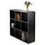 3x3 Cube Wood Storage Shelf with Wainscoting - 40" - Black - IMAGE 3