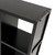 3x3 Cube Wood Storage Shelf with Wainscoting - 40" - Black - IMAGE 4