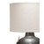 Two Handled Kettle Metallic Table Lamp with Drum Shade - 25" - IMAGE 3