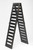 64" Black Two Sided Shutter Panel Ladder Display Stand - IMAGE 1