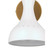 Antique Brass 2-Light Hourglass Wall Sconce - 10.25" - IMAGE 4