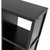 5-Piece Wainscoting Panel Shelf 2 x 2 with Fabric Baskets - 27" - Black - IMAGE 4