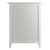 25” White Modern Style Delta Wood Accent Table - IMAGE 4