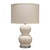 Stacked Orb Ceramic Table Lamp with Drum Shade - 22" - Cream - IMAGE 2