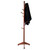 70" Walnut Solid Wood Coat Rack Tree with Pegs - IMAGE 2