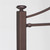 70.5" Brown Display Ladder Rack on Veneer Base with 36 Hooks - IMAGE 4