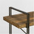 47.25" Brown Open Frame Display Stand with Three Plank Shelves - IMAGE 3