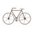 47" Brown and Beige Urban Vintage Bicycle Wall Decor - IMAGE 1