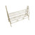 71.5" Cream White Garment and Coat Rack with Two Shelves - IMAGE 4