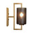 13” Brass Gold and Grey Blueprint Wall Sconce - IMAGE 3