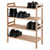 Natural Brown Mercury Stackable Shoe Rack- Set of 2 - IMAGE 2