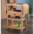 Drop Leaf Bamboo  Foldable Side Kitchen Cart - 35.25" - Beige - IMAGE 1