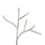 36" Silver Ornamental Artificial Tree with 3 Point Base - Unlit - IMAGE 4