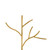 25" Jewelry Storage Twig Tree Decorative Tiered Organizer - Gold - IMAGE 3