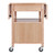 Drop Leaf Wooden Storage Kitchen Utility Cart - 43.25" - Beige - IMAGE 6