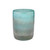 11" Blue and Gray Metallic Hand Blown Glass Vase - IMAGE 1