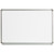 36" White and Silver Contemporary Lacquer Magnetic Marker Board - IMAGE 1