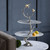 Two-Tier Serving Plate - 24" - Gold and Silver - IMAGE 5