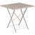 28" Pale Gray Square Outdoor Patio Folding Table - IMAGE 1