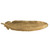 Feather Style Leaf Accent Plate - 19.5" - Gold - IMAGE 1