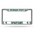 6" x 12" Black and Silver Colored College Michigan State Spartans License Plate Cover - IMAGE 1