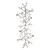 43.5" White and Gold Modern Chic Style Branch Wall Sculpture - IMAGE 1