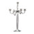 28.5" Clear Modern Style Crystal Finish Candelabra - IMAGE 1