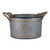 Set of 3 Gold and Gray Cottage Style Huxley Decorative Pots 14.25" - IMAGE 1