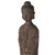 Vintage Style Standing Buddha Idol Figurine - 23.75" - Brown - IMAGE 4