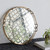 Medium Geometric Mirror Glass Round Tray - 16" - Gold - IMAGE 3