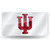 6" x 12" Silver Colored and Red College Indiana Hoosiers Tag - IMAGE 1