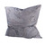 21.5" Gray and Gold Marble Printed Square Throw Pillow - IMAGE 2