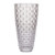 11.5" Clear Vintage Glamour Style Glass Tall Flower Vase - IMAGE 1