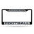 6" x 12" Black and Ivory NFL Oakland Raiders  License Plate Cover - IMAGE 1