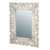 Antique Style Framed Rectangular Wall Mirror - 54.25" - White - IMAGE 2